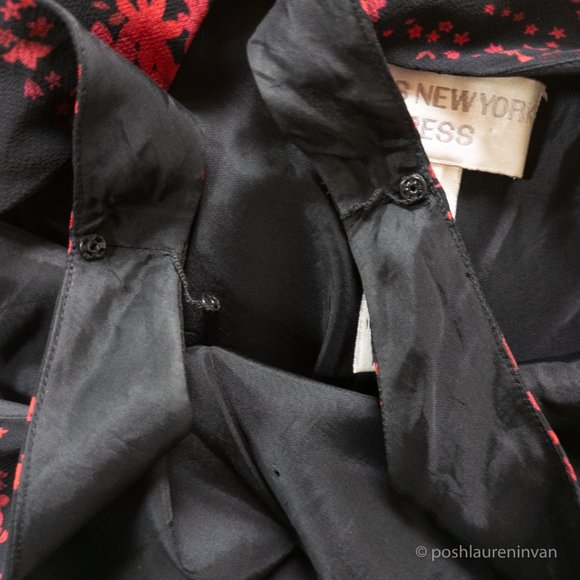 Jones New York V-Neck Sleeveless Dress – 90s Style – US 10 - Picture 12 of 12